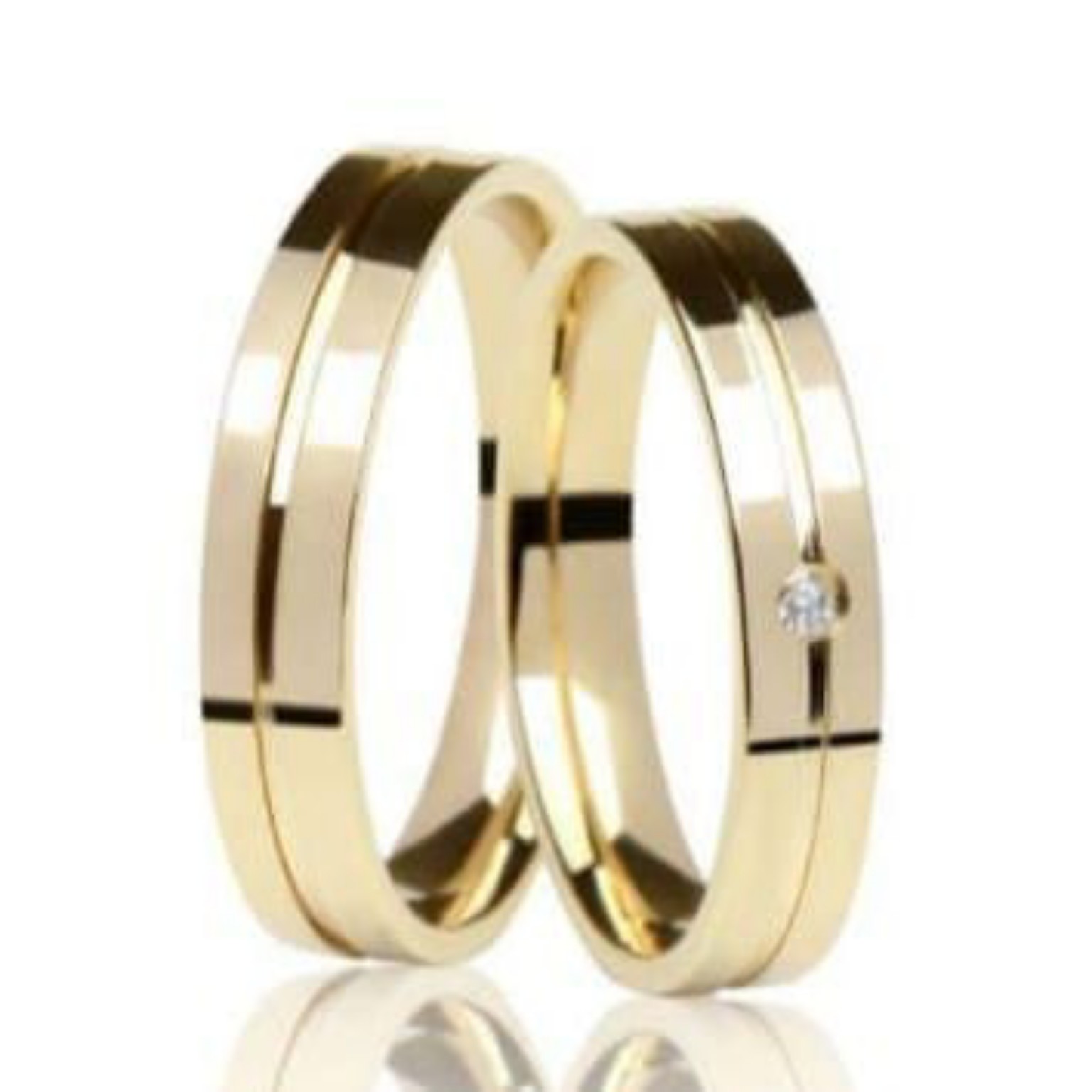 Alianças de casamento Dania Joias